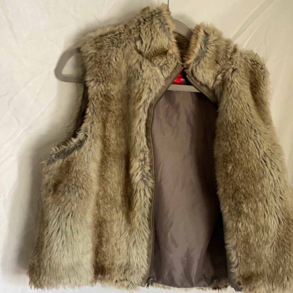 Faux fur vest